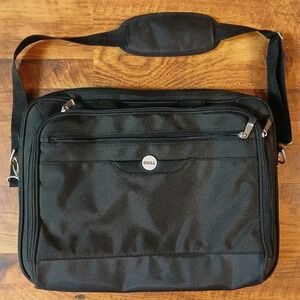 Dell Black Carrying Case for Laptop and Shoulder Bag 17x13 Briefcase Tote EUC